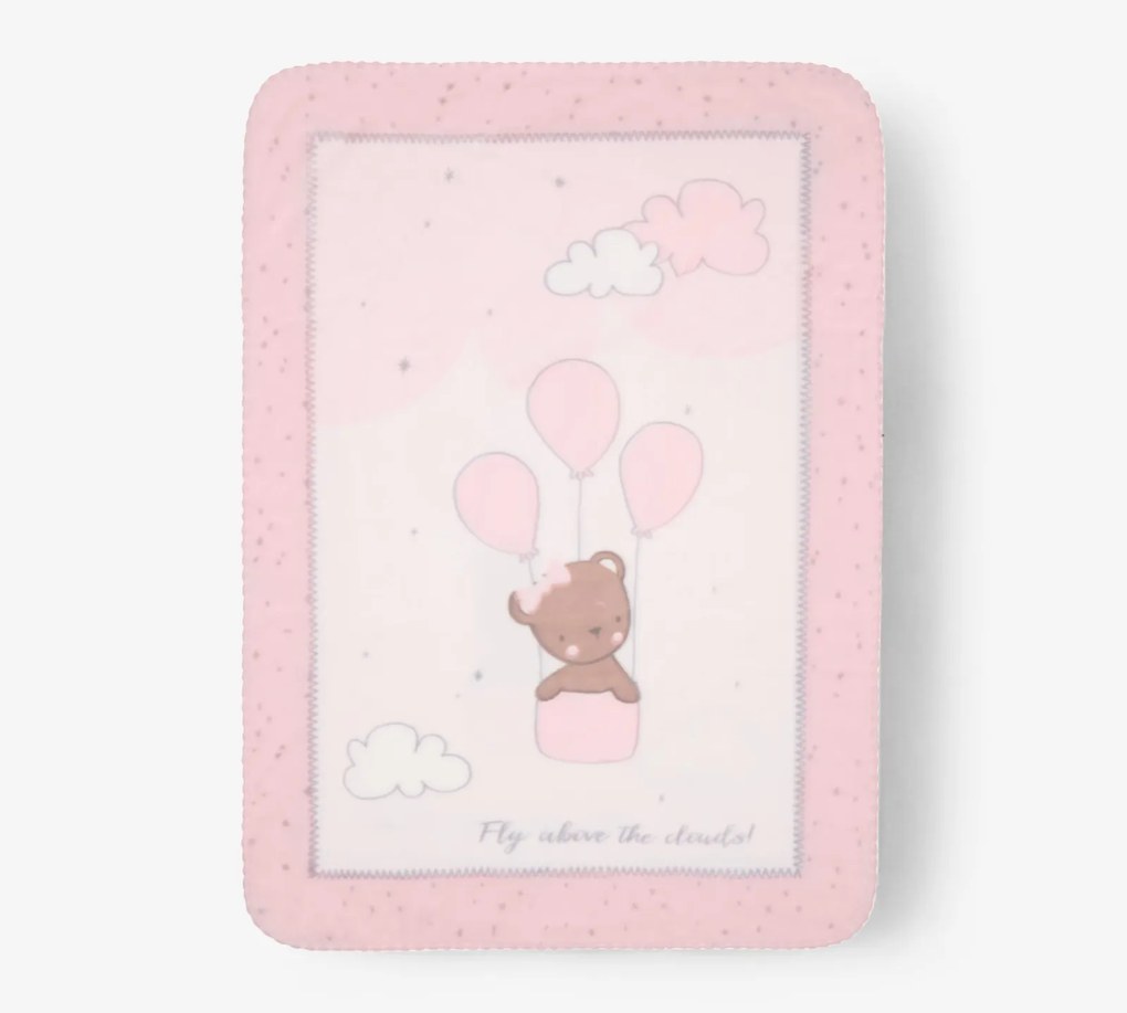 Detská deka Super Soft 140x110 cm Dream Big Pink