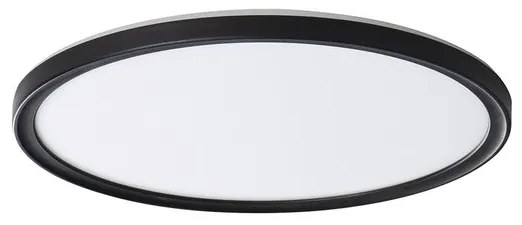 KANLUX KANLUX, AZPO stropné LED svietidlo, priemer 225mm, 11,8 W, IP54, čierna mat, 31501