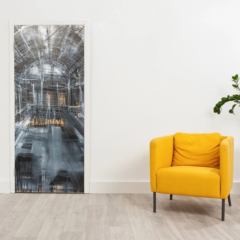 Fototapeta na dvere - Interiér starej budovy (95x205cm)