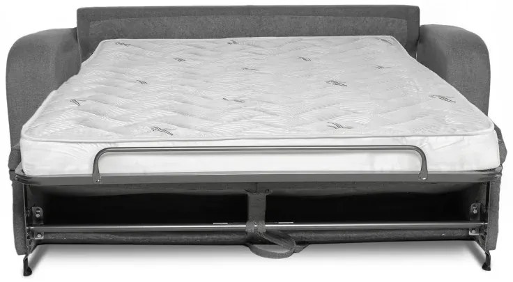 Pohovka na každodenné spanie LIVORNO s rozkladom, sivá (penelope 22), 140