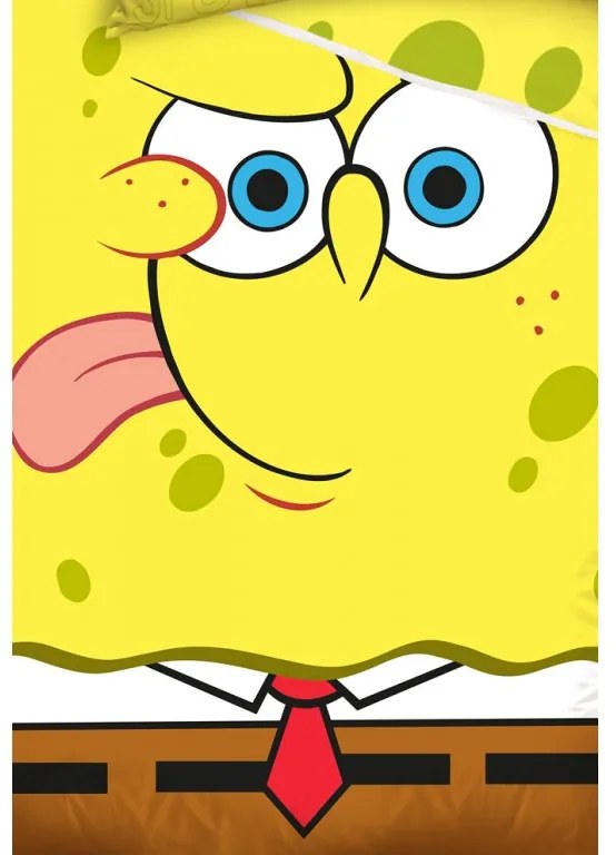 TipTrade Bavlnené obliečky 140x200 + 70x90 cm - Sponge Bob Emoji