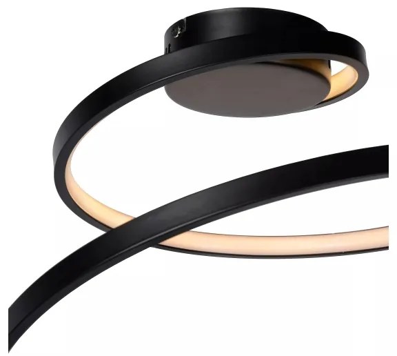 Lucide 46199/25/30 - LED Stmievateľný prisazený luster MAXENCE LED/24W/230V čierna