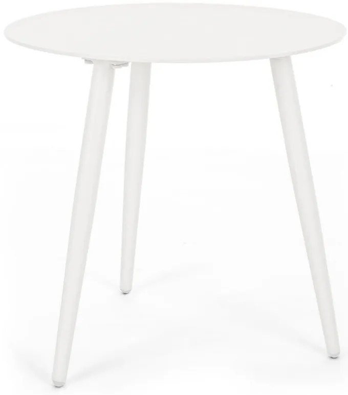 Hliníkový okrúhly záhradný stolík ø 50 cm Ridley – Bizzotto