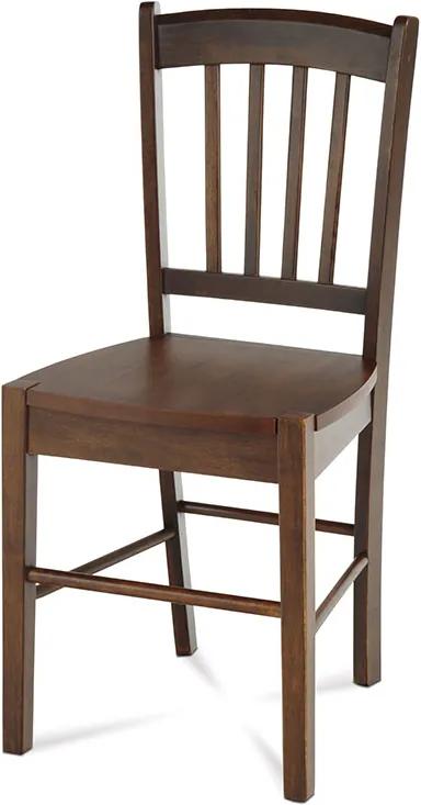 jedálenská stolička, orech/sedák drevený