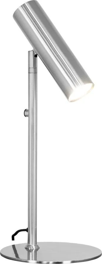 Oceľová stolová lampa v striebornej farbe (výška 47 cm) Paris – House Nordic
