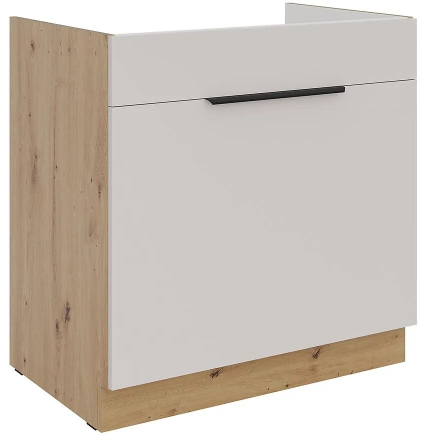 Kuchynská skrinka Solea cashmere/artisan 80ZL 1S BB