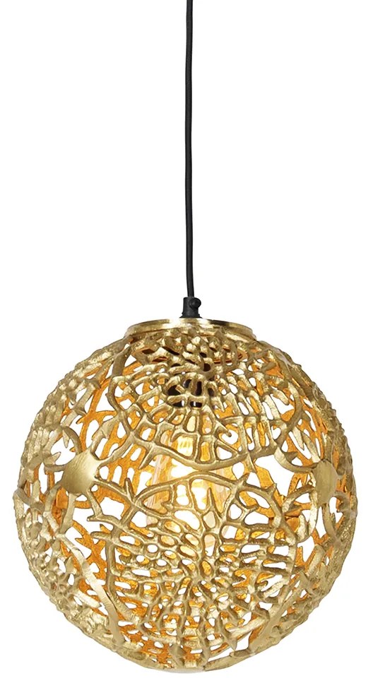 Závesné svietidlo v štýle Art Deco zlaté - Maro