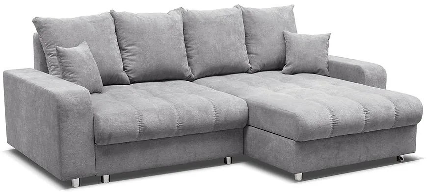 Rohová sedacia súprava Rodos P/L svetlo sivá Whisper 17