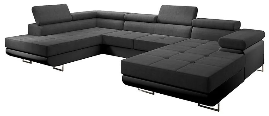 Rohová sedacia súprava Lotus U  Orinoco 100+Madryt 1100 ľavá