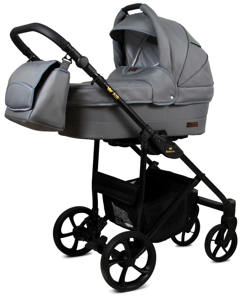 Detský kočík 3v1 BabyLux AIR ALU Steel