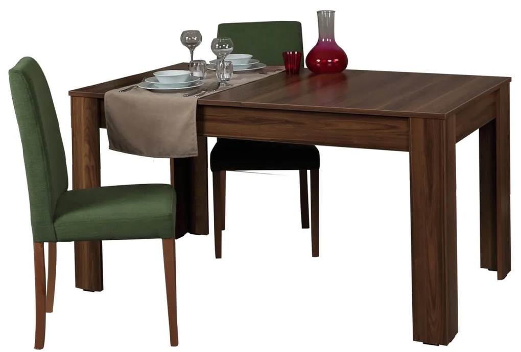 Jedálenský rozkladací stôl Bois 150/170 cm orech