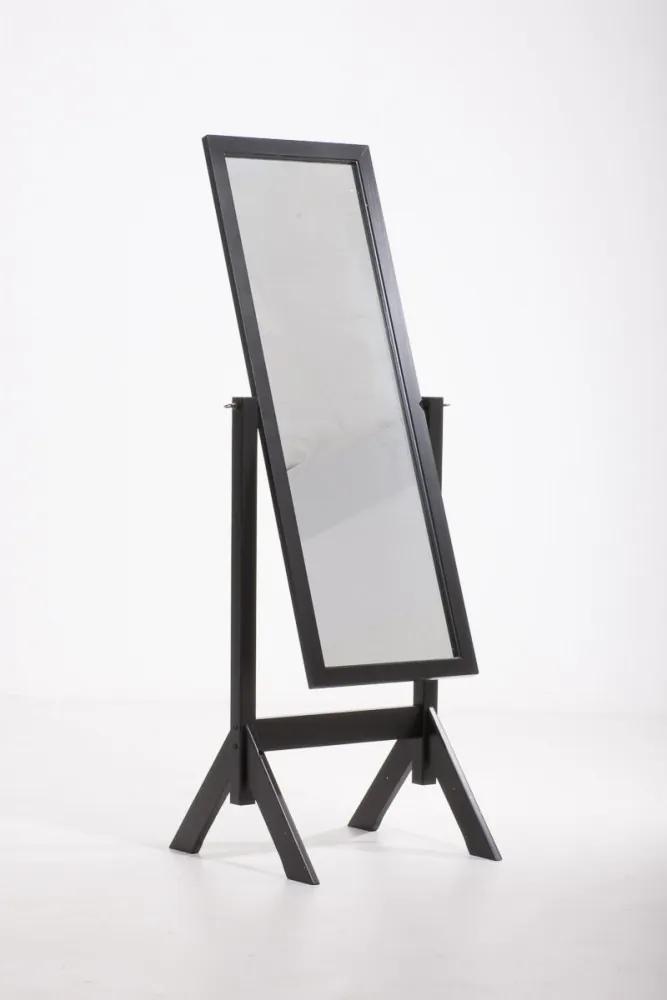 Stojacie zrkadlo Elvis, 153 cm, čierna