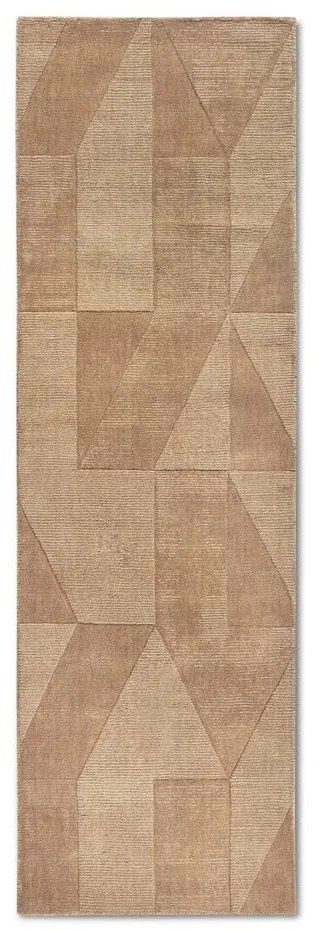 Béžový ručne tkaný vlnený behúň 80x250 cm Ursule – Villeroy&amp;Boch