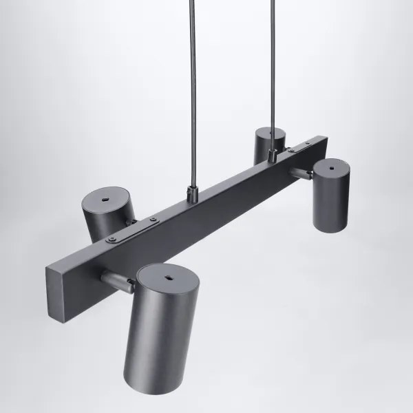 Brilagi - Luster na lanku SELE 4xGU10/30W/230V čierna