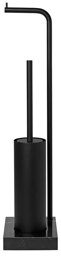 Stojan na taoletní papír a WC kartáč Blomus MODO černý matný