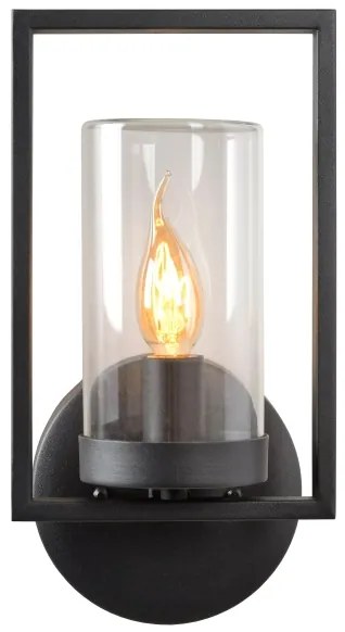 Lucide 29827/01/30 - Vonkajšie nástenné svietidlo NISPEN 1xE14/40W/230V IP44