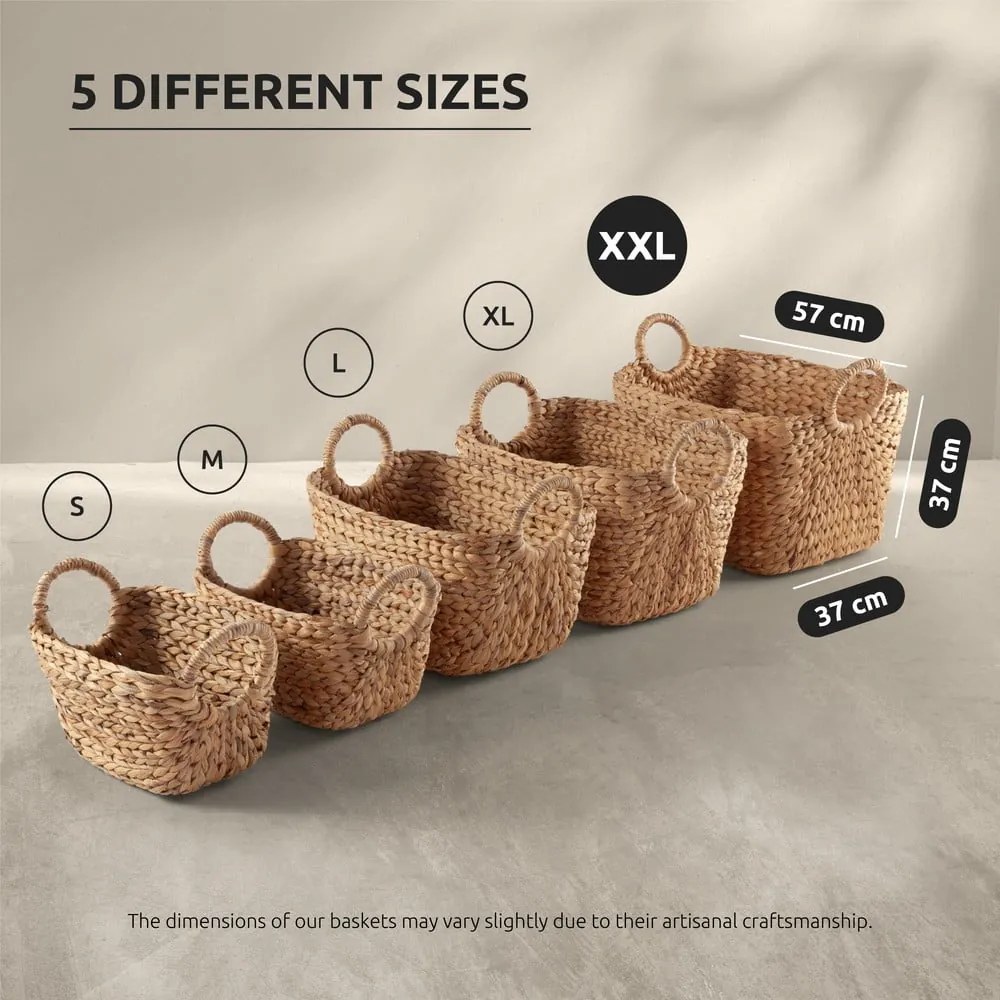Košík z prútia 47x29x26 cm Caracas L – Compactor