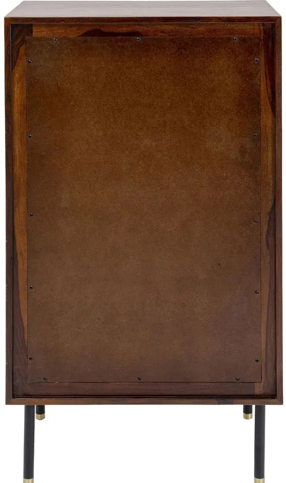 Elegantná Komoda RAVELLO 65x114 cm sheeshamové drevo - hnedá