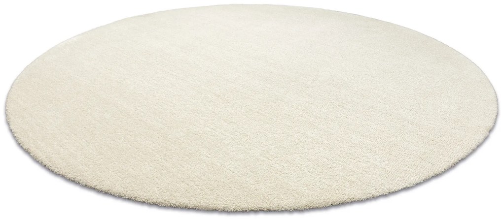 Moderný okrúhly koberec LATIO 71351056, prateľný, krémový