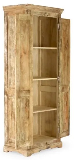 furniture-nabytek.cz - Masívna šatní skriňa Patina z mangového dreva, lakovaná, prírodná farba