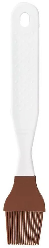 Silikónová kefka 22 cm hnedá