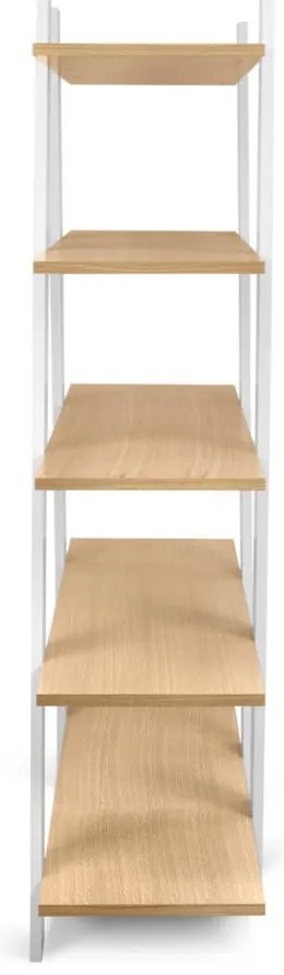 Biela knižnica TemaHome Wind Oak