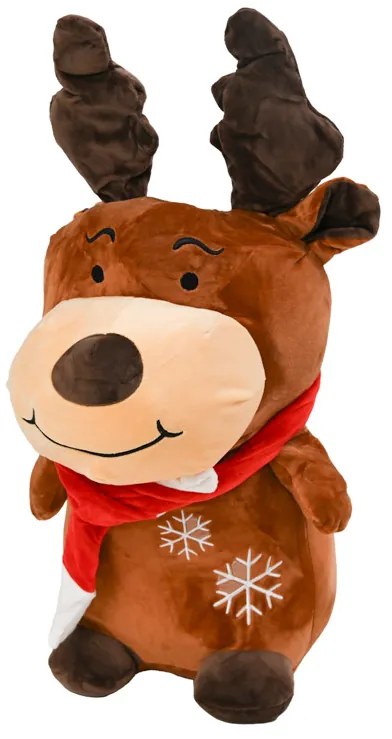 Plyšový SOBÍK s detskou dekou vo vnútri, hnedý