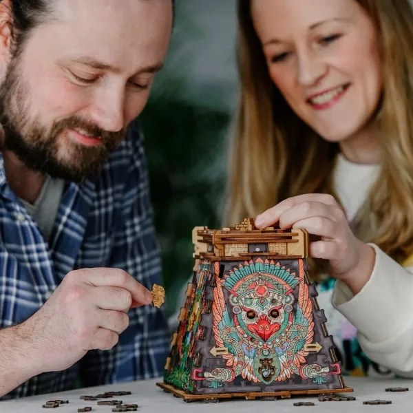 iDventure - Drevený hlavolam Pyramída Slnka