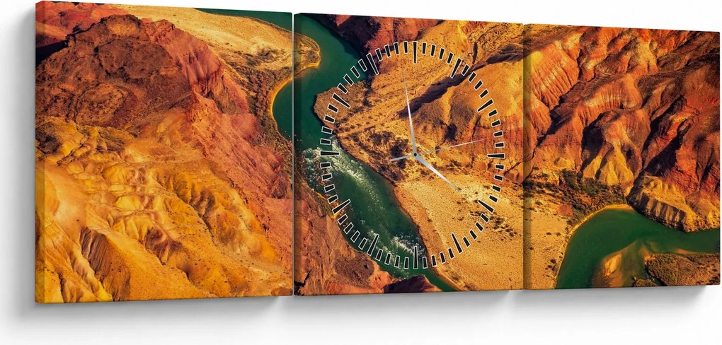 Obraz - Grand Canyon (s hodinami) (90x30 cm)