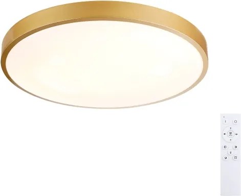 Brilagi - Stmievateľné LED svietidlo GLASS POOL DOUBLE LED/48W/230V 40 cm zlaté + diaľkové ovládanie