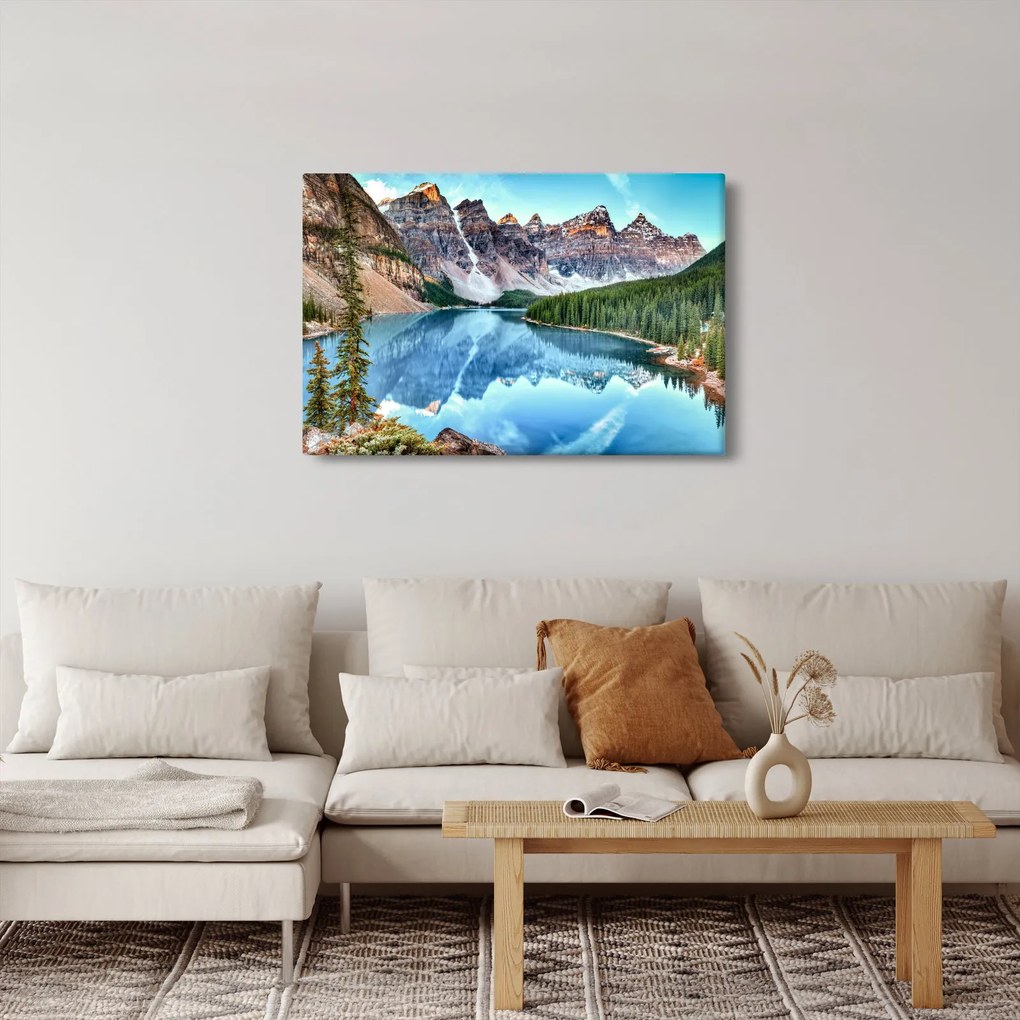 Obraz - Moraine lake (90x60 cm)