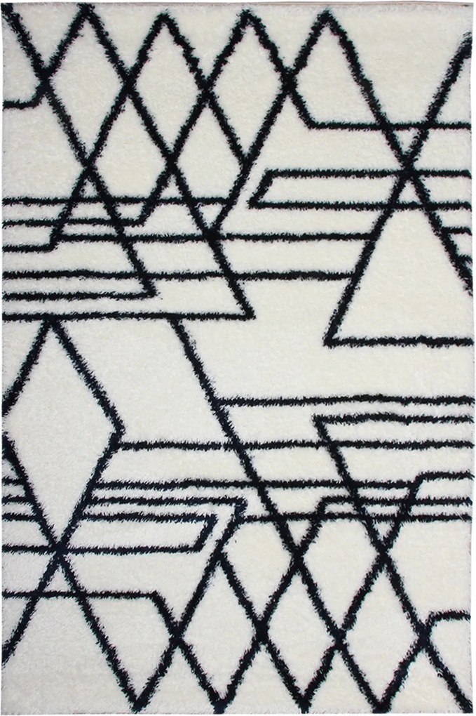 Koberec Boho 610 CREAM/NAVY BLUE rozmery koberec: 120x170 cm