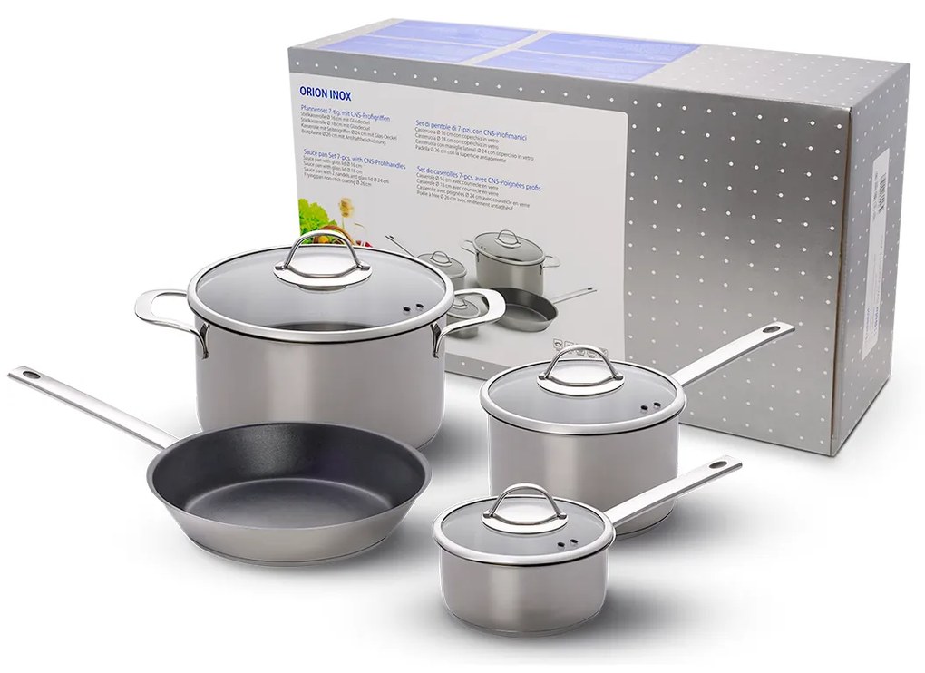 Sada hrncov 7 ks – Orion Inox - 600239