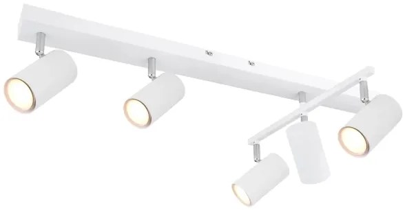 Globo 57911-5W - Bodové svietidlo ROBBY 5xGU10/35W/230V biela