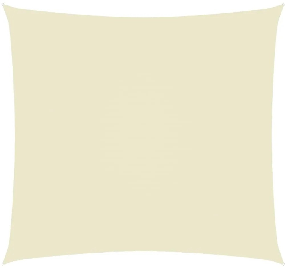 vidaXL Tieniaca plachta, oxford, obdĺžniková 2,5x3 m, krémová