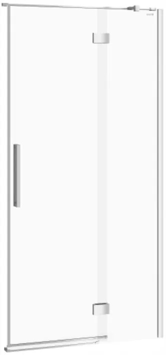 Cersanit Crea, krídlové dvere do otvoru 100X200 cm (pravé), 8mm číre sklo, chrómový profil, S159-002