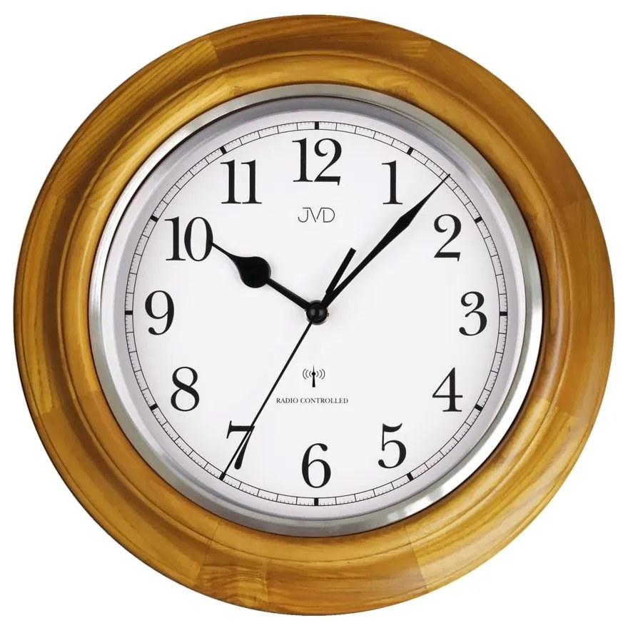 Nástenné hodiny JVD NR27043.11 riadené rádiovým signálom 30cm