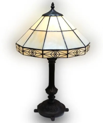 Nočná lampa Tiffany CREAM 32*50