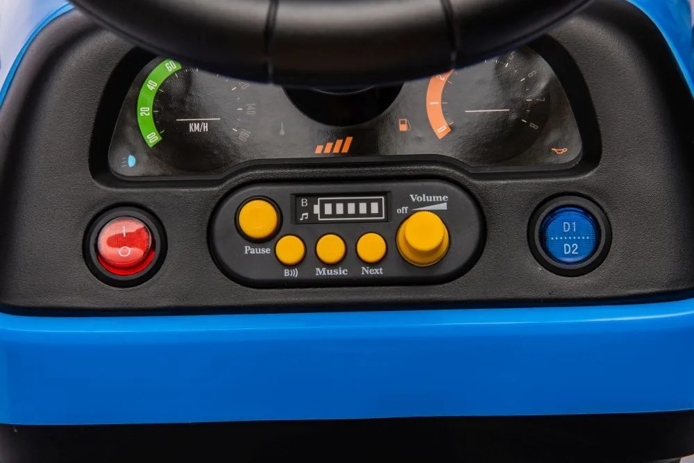 LEAN CARS Elektrický traktor BBH-030 modrý