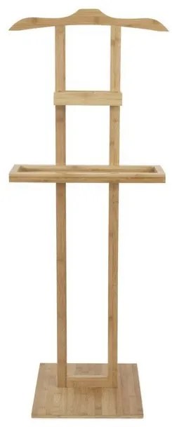 Bambusový stojan na oblečenie Compactor Bamboo, hnedá