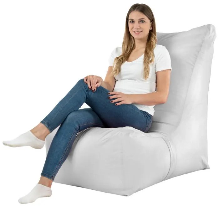 Sedací vak DISTINTO Nylon vodeodolný Farba: 1. Biely