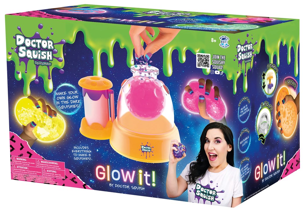 Dr. Squish Experimentálna súprava Squishy Maker - Glow In The Dark  (100396312)