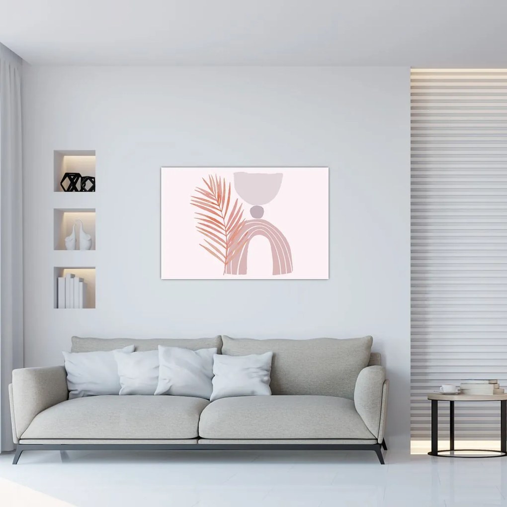 Obraz - Fialový minimalizmus N⁰1 (90x60 cm)