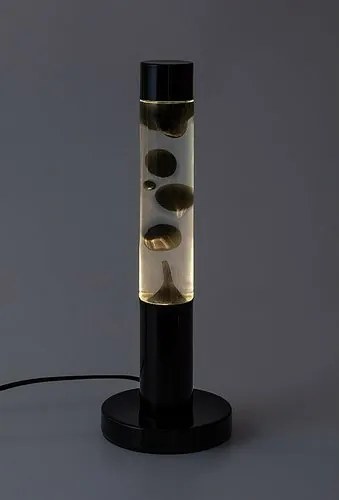 Rabalux 76027 dekoratívna lávová stolná LED lampa Lavastic, čierna