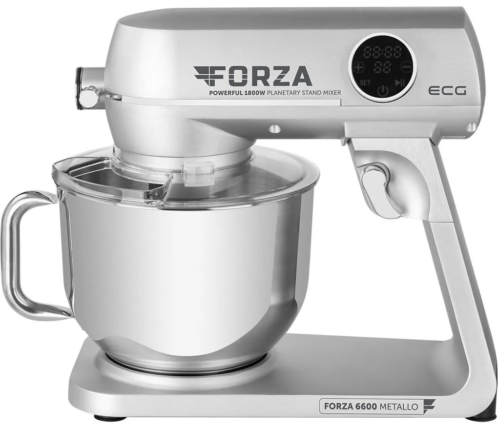 ECG Forza 6600 kuchynský robot Metallo Argento