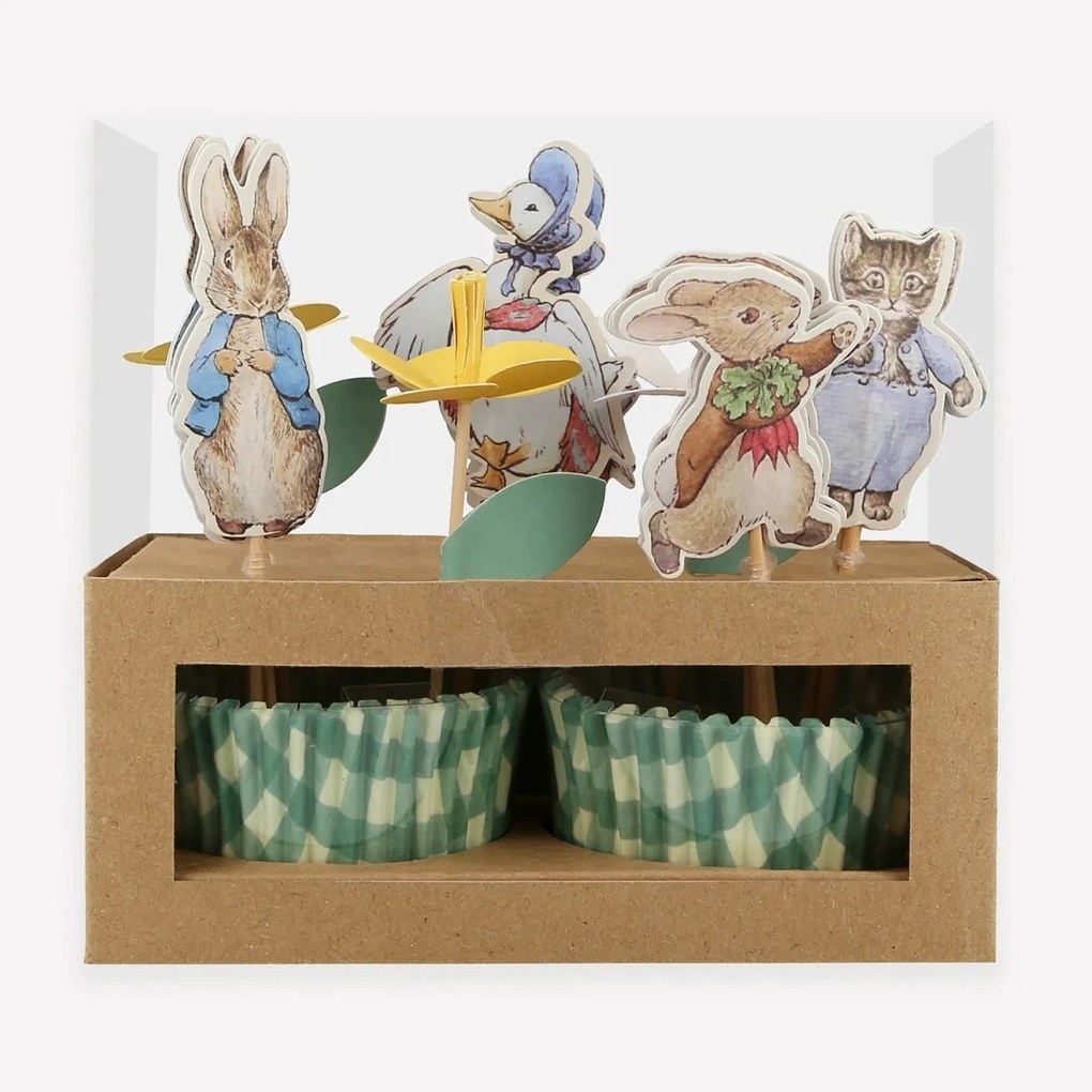 Meri Meri Sada na pečenie cupcakes Peter Rabbit 24 ks