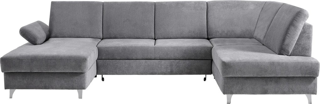 XXXLutz SEDACIA SÚPRAVA, textil, svetlosivá Cantus - Sedačky - 000812005301