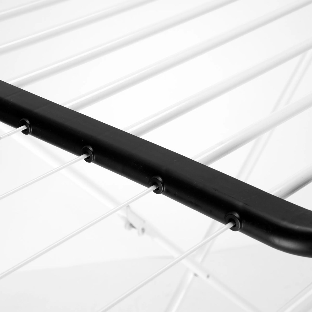 Sušiak na bielizeň Aria čiernobiely