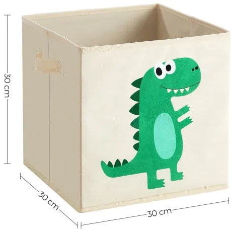 Detské stohovateľné boxy na hračky RFB704W03 (3 ks)