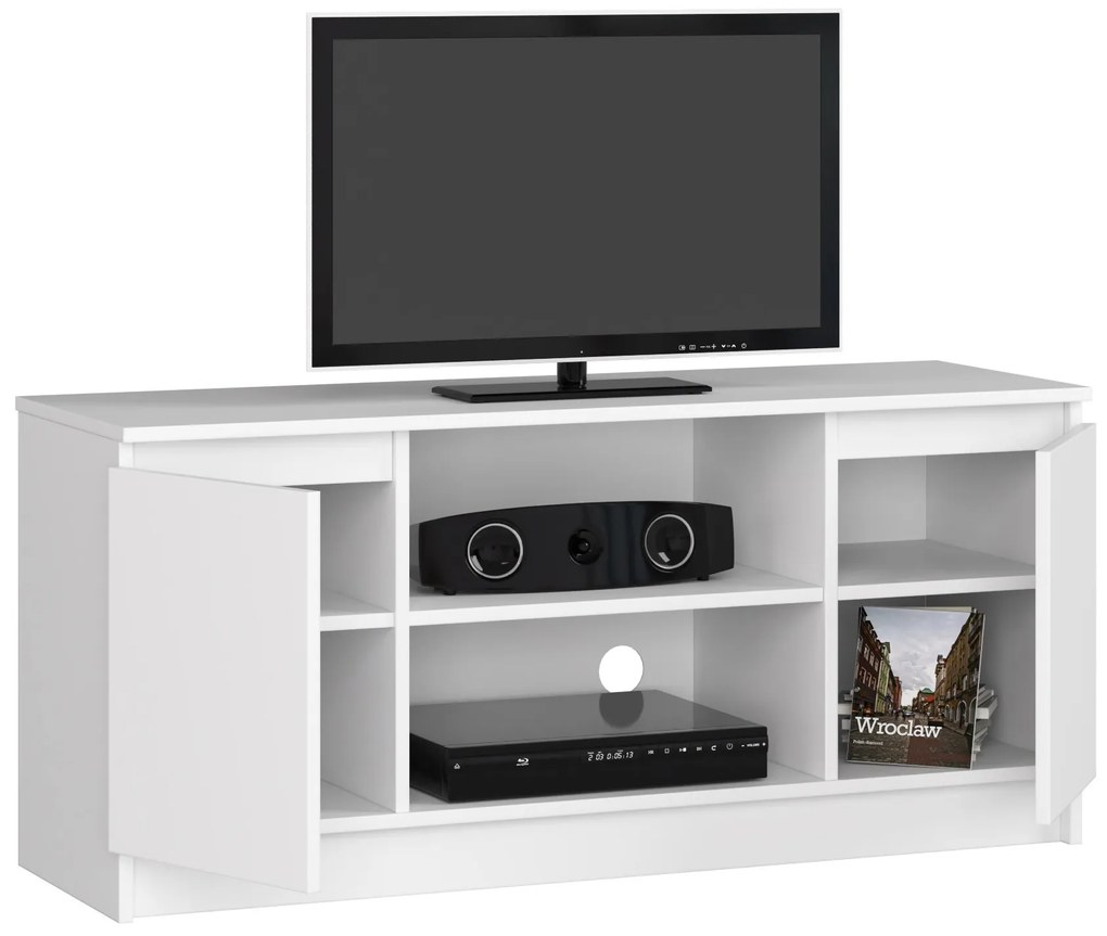 TV stolík Darian (biela). Akcia -19%. Vlastná spoľahlivá doprava až k Vám domov. 1068645